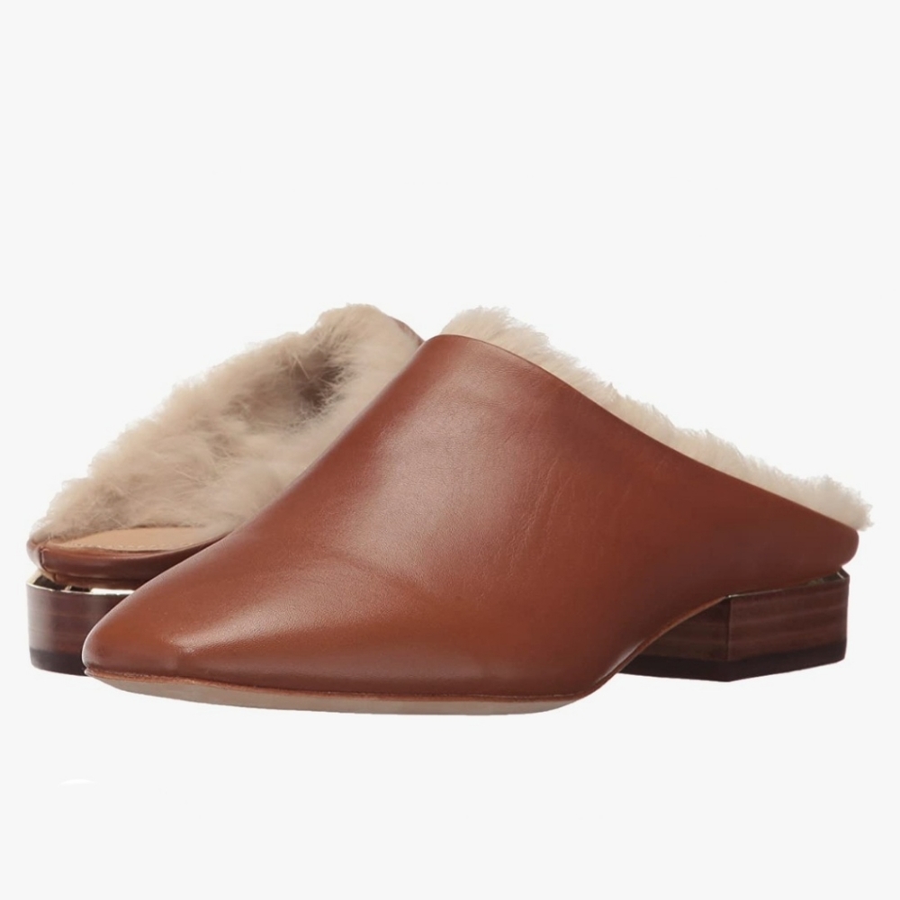 Pour La Victoire Sebina Fur Mule $275